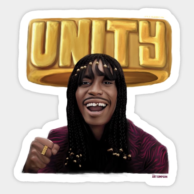 Unity Sticker by Art Simpson